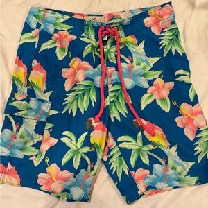 Hollister Tropical Floral Men's Swim Shorts